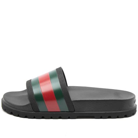 gucci web slides review|gucci web slide black rubber.